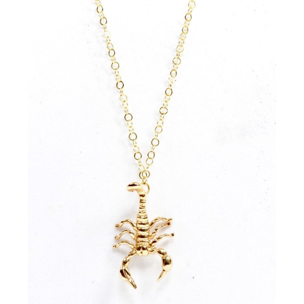 Gold Scorpion Necklace SKOVA