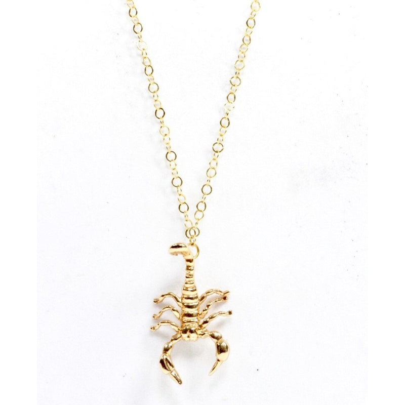 Gold Scorpion Pendant