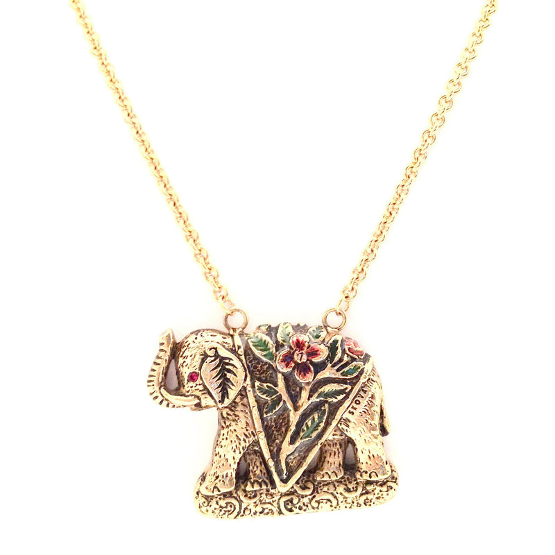 Spiritual Elephant necklace,